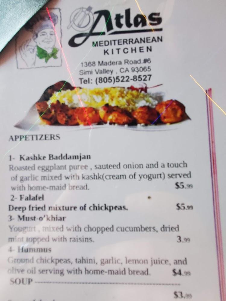 Atlas Mediterranean Kitchen Menu image 4